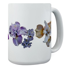 siberian Irises on a mug