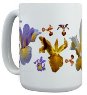Mug with Spuria Iris blossums